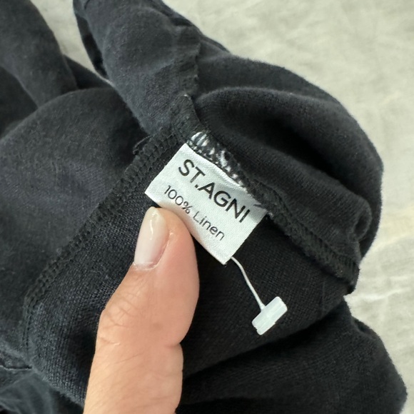 St. Agni Linen Romper Shortall - Picture 9 of 10